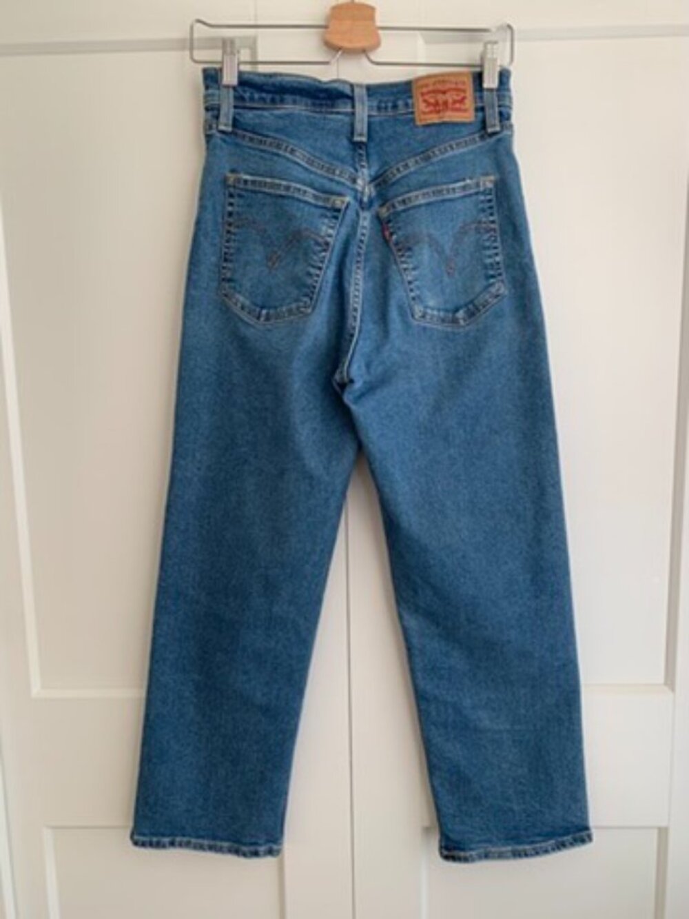 Levi's Ribcage Straight Ankle Jeans size 27 - Picture 3 of 11